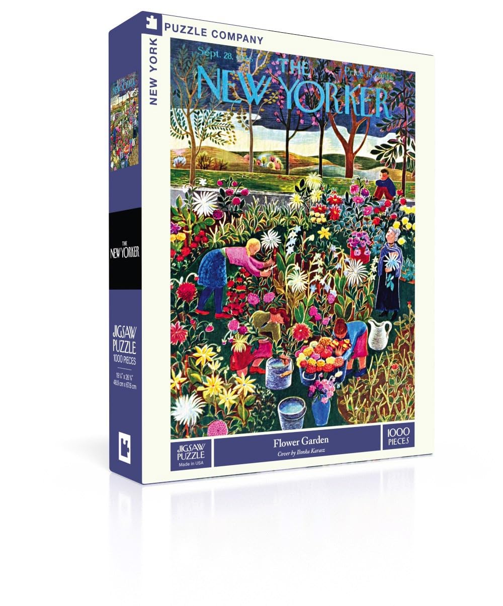 Flower Garden - NYPC New Yorker Collection Puzzle 1000 Pieces