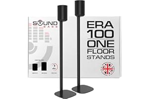 Sound bass ERA 100 Floor Stand, Twin (2pcs), Compatible with Sonos ERA100 & ERA 100 SL, Sonos ONE & Play:1 Speakers, Accessor