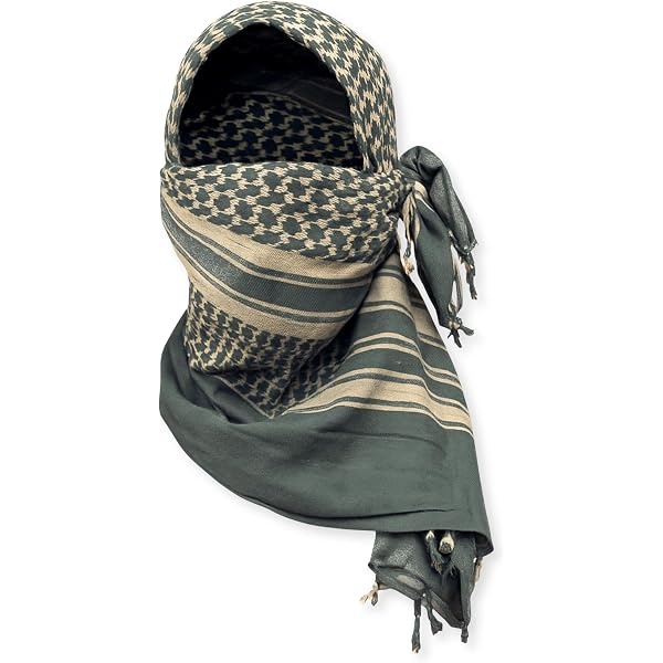 Luxns Military Shemagh Tactical Desert Scarf / 100% Cotton