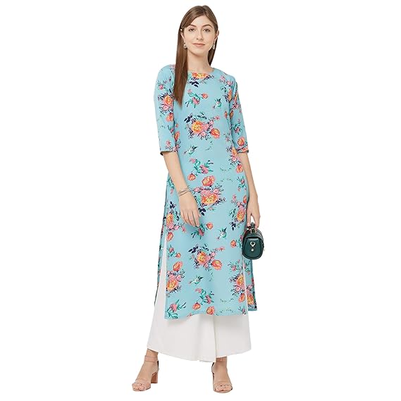 Women's Crepe Straight Kurta
