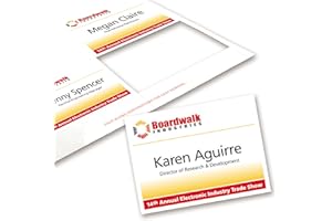 pc/Nametag by Avery® Name Badge Inserts, 6UP, 3" x 4", Print or Write, for Laser/Inkjet Printers, 18 Professional Name Tag In
