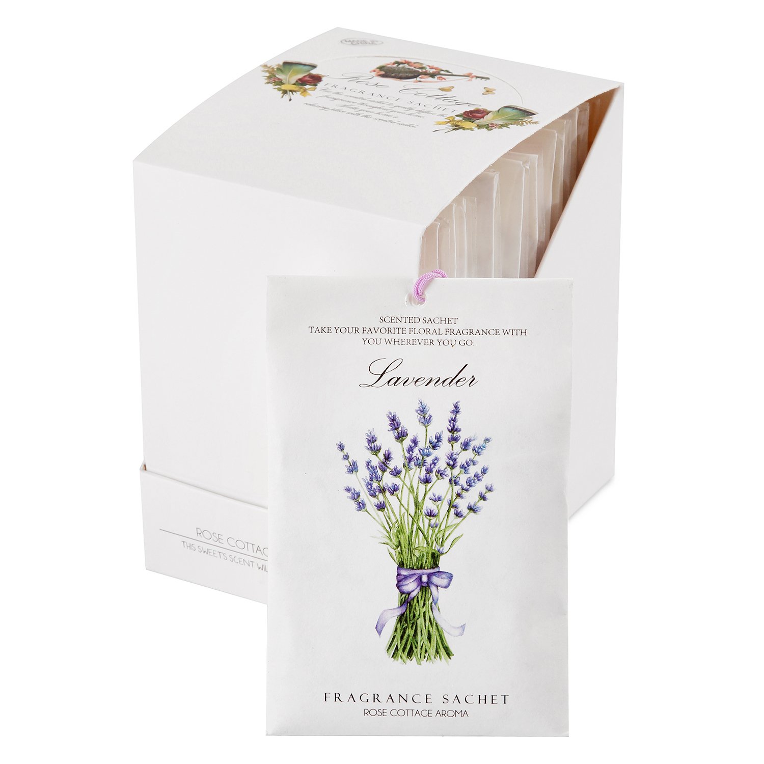 12 Packs Lavender Scented Sachets for Drawer and Closet Best Gift
