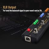SONICAKE Acoustic Multi Effects Pedal Preamp Chorus Delay Reverb with XLR Output view 5