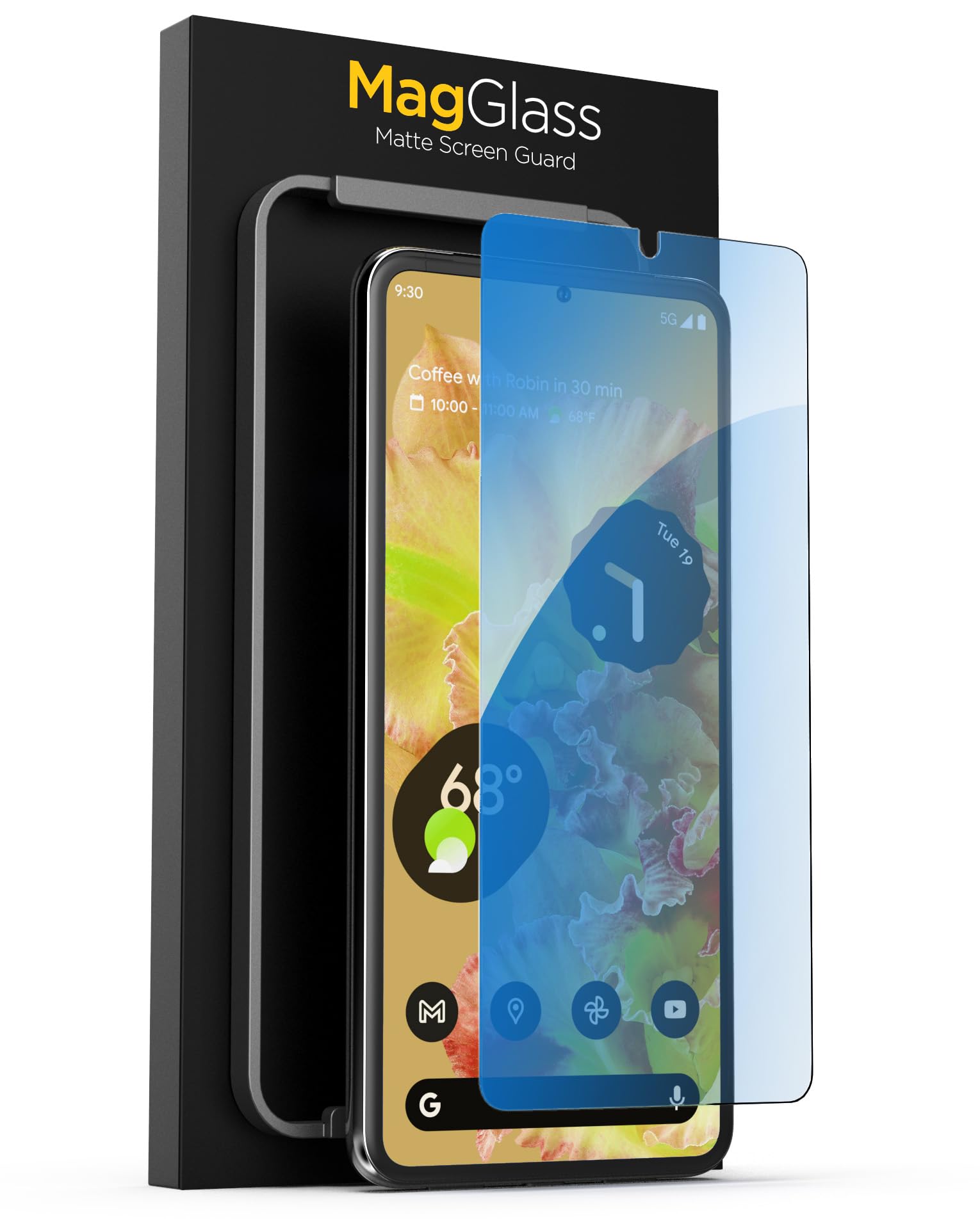 magglass Tempered Glass Designed for Google Pixel 8 Pro Screen Protector Blue Light Blocking (Anti Bluelight Eye Protection)