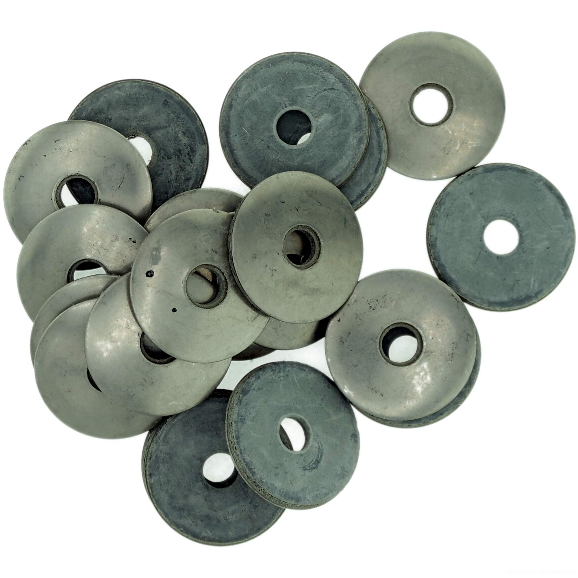 D8.4 (8.4mm x 25mm) Sealing Washer (Grey EPDM) - Stainless Steel (A2) (Pack of 20)