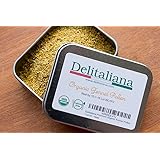 Delitaliana Premium Organic Fennel Pollen, 1 Ounce Tin