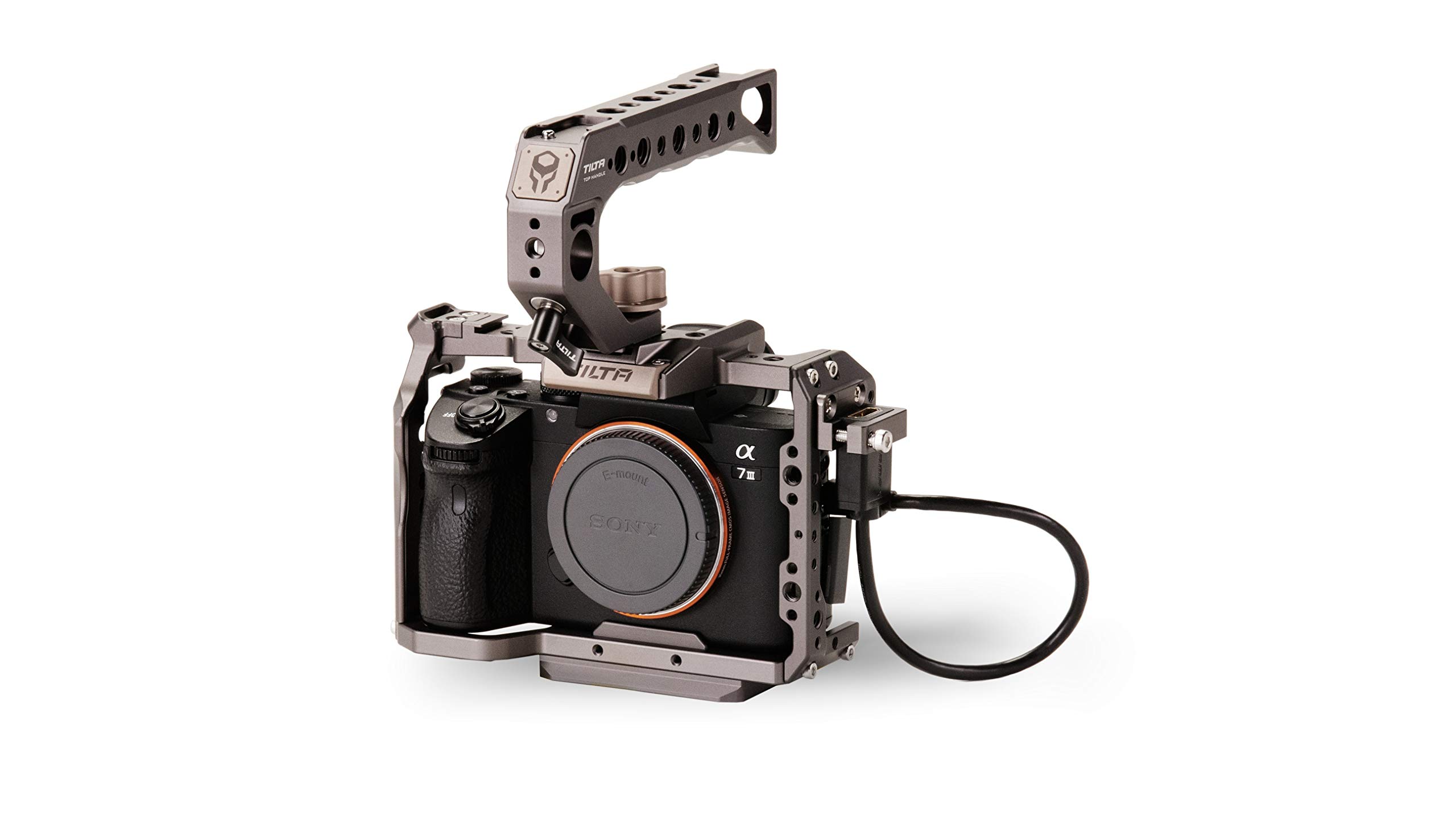 Tilta Camera Cage TA-T17-A-G Tiltaing Rig a7/a9 Series a7, a7 II, a7 III, a7S, a7S II, a7R, a7R II, a7R III, and a9 Cameras Tilta Gray (Kit A)