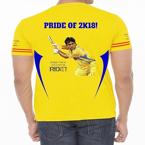 ms dhoni t shirt csk