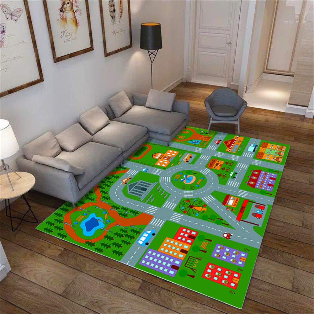 Non Slip Kids Farm Large Play Mat Rug 100cm X 150cm Hours Of Fun Korusessential Com
