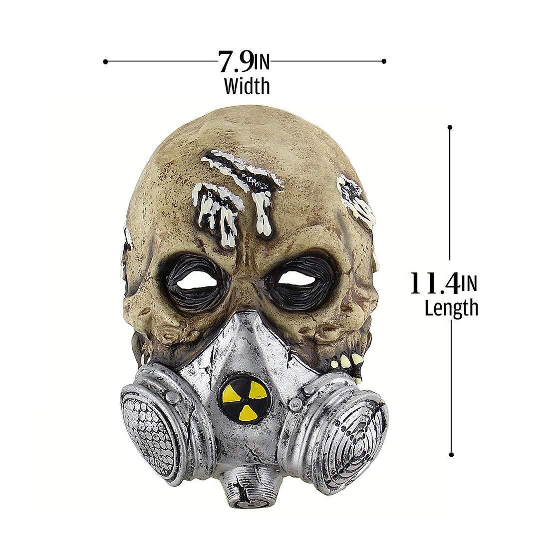 Halloween Masks for Adults - Terror Scary Gas Mask - Party Scary - Nuclear Atomic Biochemical - Alien Masks