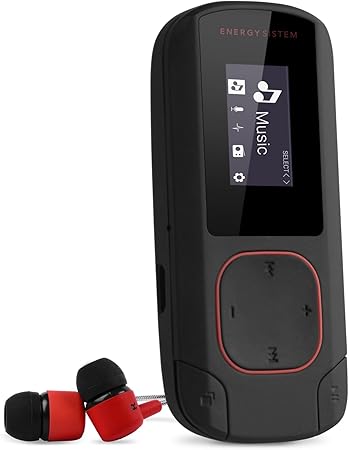Energy Sistem Mp3 Clip Bluetooth Reproductor Mp3 Con Pantalla Bluetooth 8gb Clip De Enganche Radio Fm Y Lector De Tarjeta Microsd Energy Sistem Amazon Es Electronica