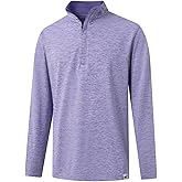 Rouen Quarter Zip Pullover Men Performance Dry Fit Mock Neck Brushed Casual Sports Golf Mens 1/4 Zip Pullover Sweatshirts