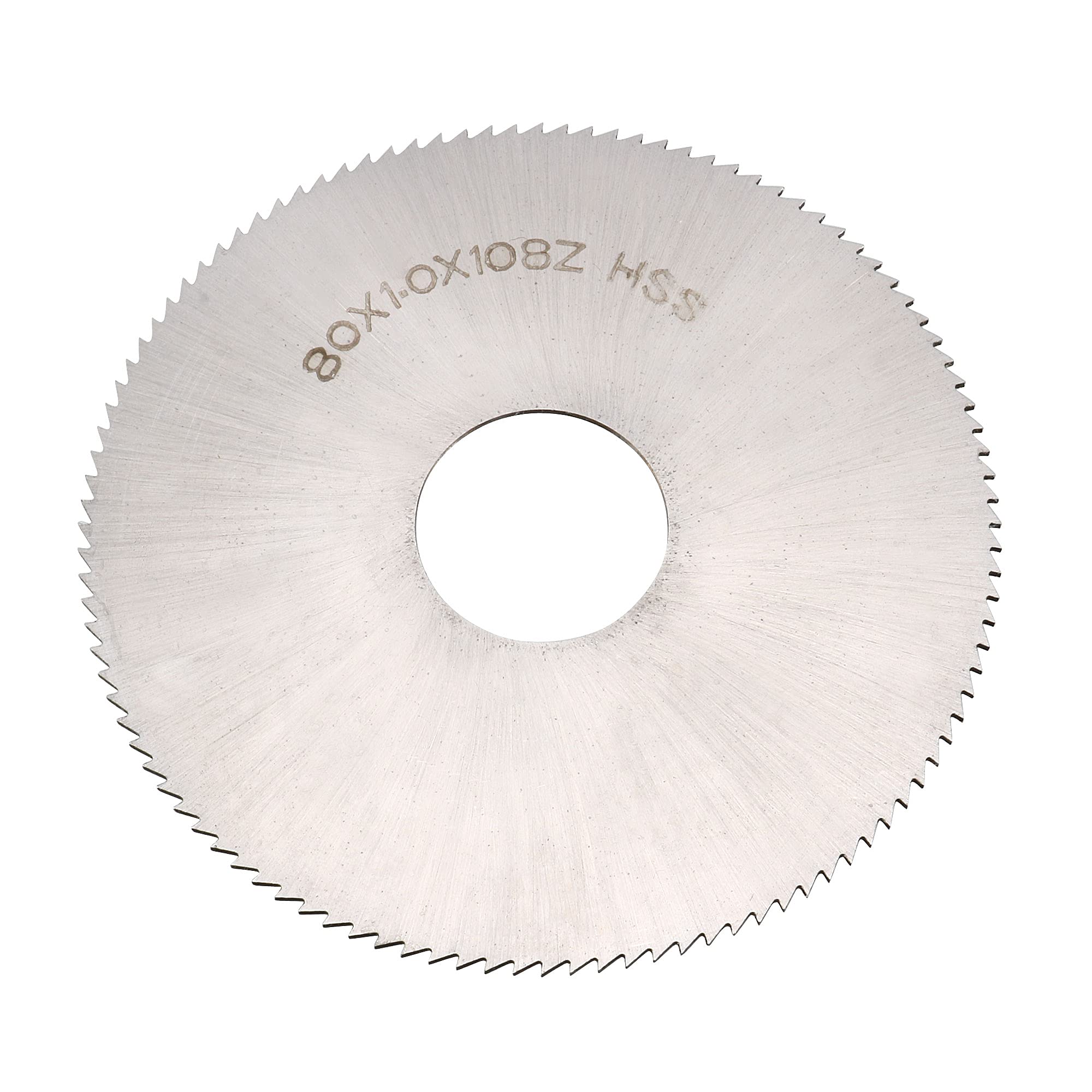 sourcingmap 80mm Diameter 1mm Thick 108 Teeth Hand Tool Cutting Blade Slitting Saw