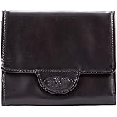 Big Skinny Women's Trixie Leather Tri-Fold Slim Wallet, Holds Up to 30 Cards