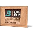 Boveda 69% Two-Way Humidity Control Packs for Storing Up to 25 Items – Size 60 – Single – Plastic & Wood Humidifier Boxes & Zip Lock Bags – Moisture Absorber – Humidifier Pack – Individually Wrapped