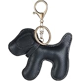 Atiyaer Leather Dog Bag Charm Dog Lover Charm Keychain for Purse Handbags Bag Accessories