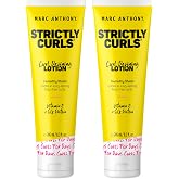 Marc Anthony Strictly Curls Defining Lotion/Gel - Curly &amp; Wavy Hair 2 pack | Light Frizz Taming Styling Hair Cream / Gel for Lasting Curl Definition, Bounce &amp; Shine - Fine to Medium Curls &amp; Waves