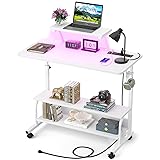 Height Adjustable Standing Desk with Power Outlets