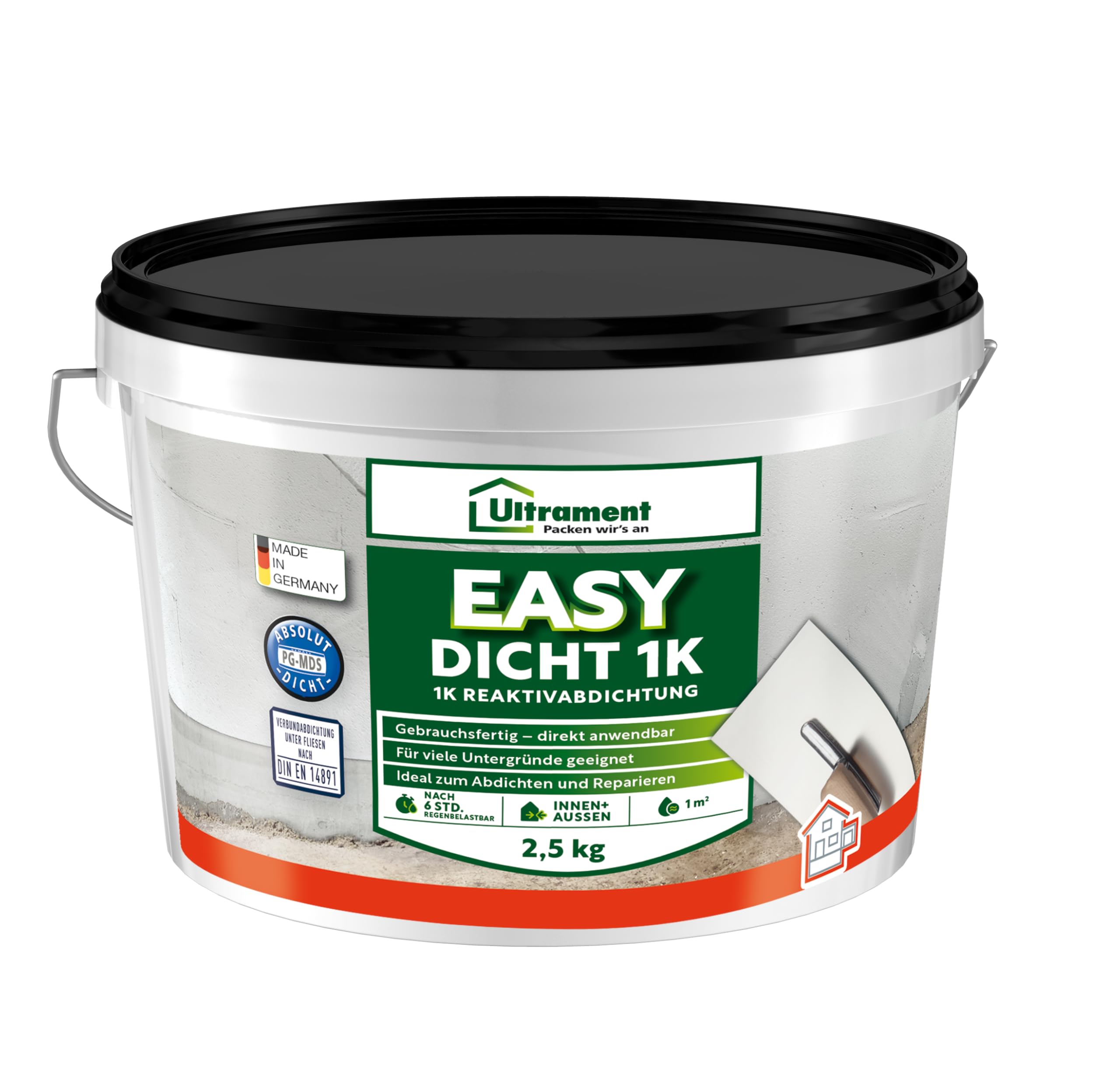 Ultrament Sealing Easy Dicht, 2,5 kg Waterproofing