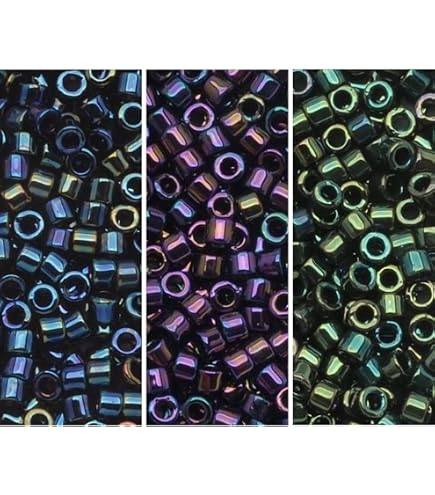 Miyuki Perline Rocailles Giapponesi 11/0 Cobalto Opaco – Tubo 13cm (23g) Per Bigiotteria