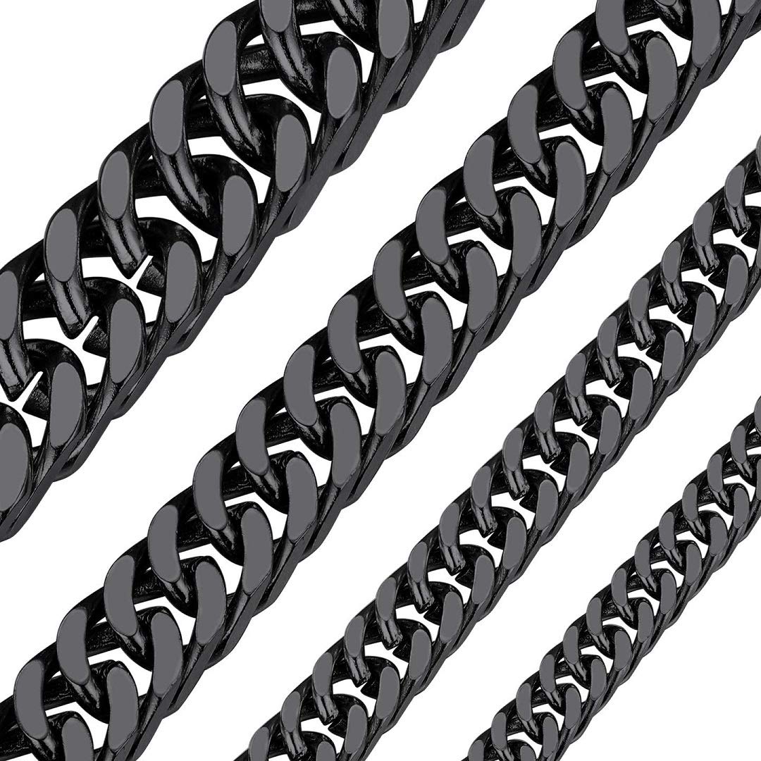Stainless Steel Necklace 28 inch 13.5MM Curb Chain Boys Gifts for Men and Women
