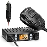 Radioddity CB-27 Pro CB Radio 40-Channel Mini Mobile with AM FM Instant Emergency Channel 9/19, 4W Power Output, LCD Display,