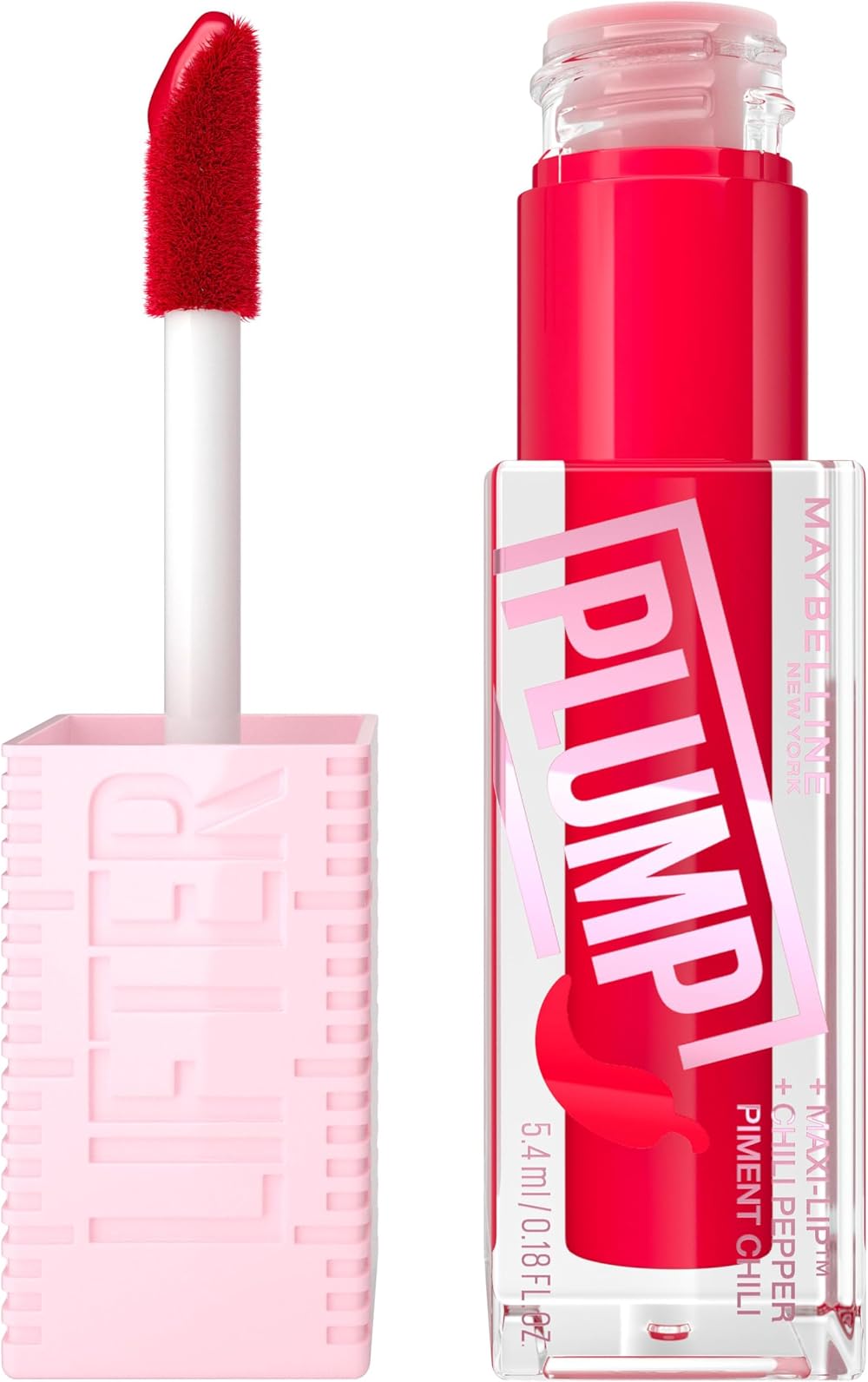 Maybelline New York Lifter Plump Lip Gloss Red Flag XL Wand 004