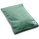 Microwave Heating Pad (with Removable Cover) – Weighted Microwavable Moist Heat Therapy Pad for Back, Neck, Shoulders, and Cramps – Portable, Reusable Cold or Warm Compress, 10" x 7", 2.5lbs