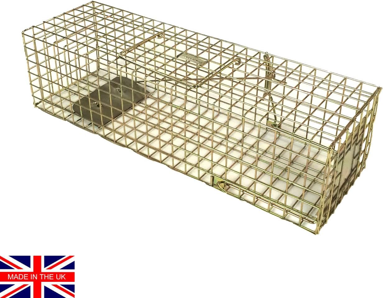 TrapMan PRO MINK TRAP LIVE CATCH TRAP UK Made, restricted entrance