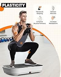 AXEFIT Vibration Plate Exercise Machine - Bluetooth