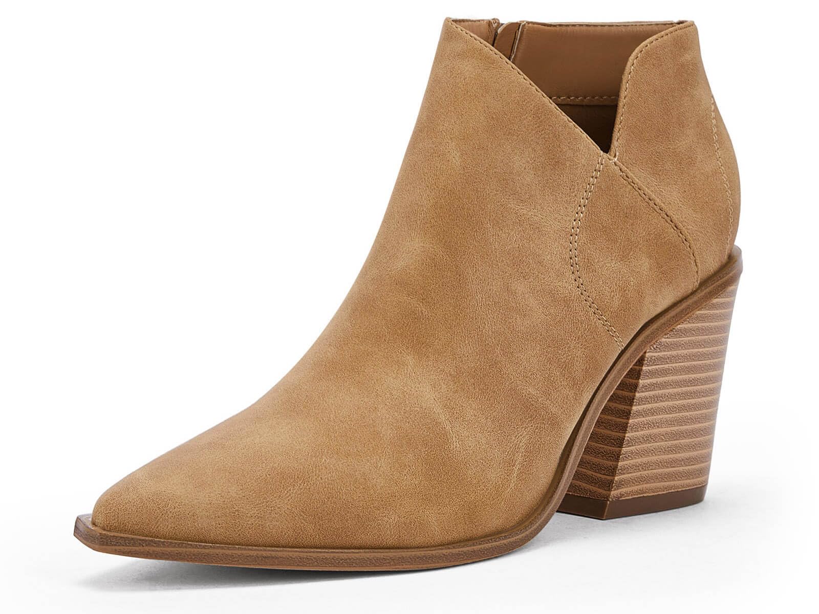 alyse v side western booties