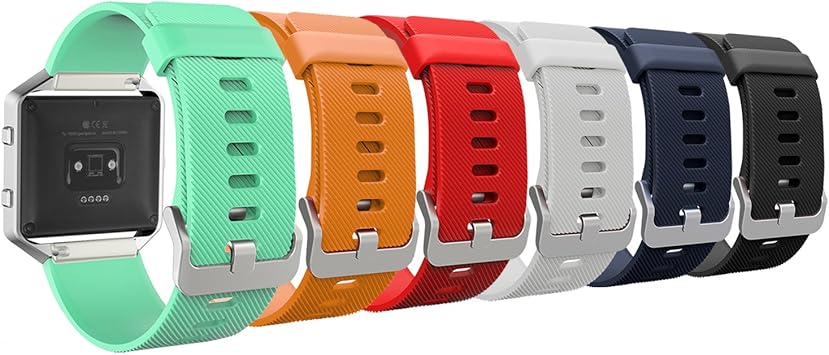 MoKo Correa para Fitbit Blaze, [6 Pack] Colorful Soft ...