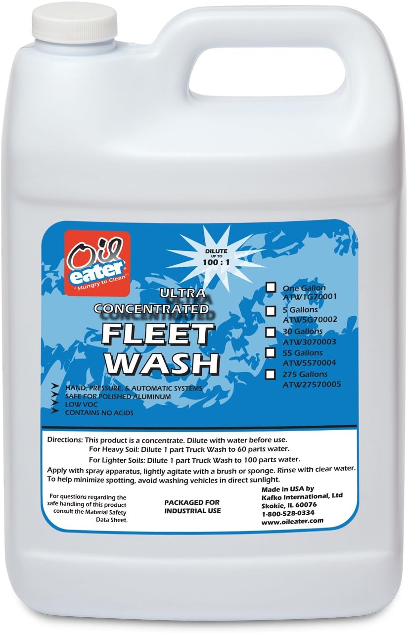 Oil EaterATW1G70001-4PK Fleet Wash - 1 Gallon, (Pack of 4)