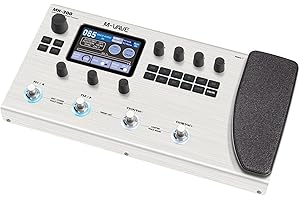 M-KVIVE MK-300 Guitar Multi-Effects Processor Pedal with 320+ Effects,160 Presets,Looper, Expression Pedal, Drum Machine,MIDI Port, IR Loader,Neural Network Modeling，Guitar/Bass