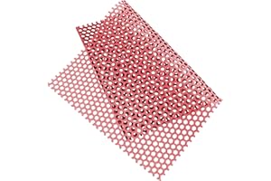 FONDOTIN Dog Cage Base Plate Pet Urine Drain Pad Red 30x45cm Pet Cage Isolation Mat for Indoor Dog Crates