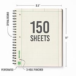 Grid+Bound Engineering Notebook, Spiral-Bound, 2