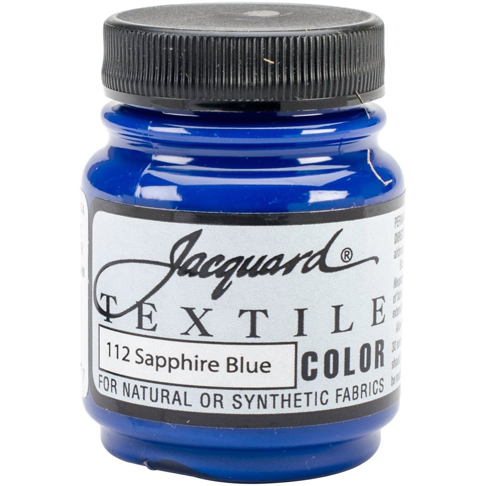Jacquard Products Sapphire-Textile Color Paint, Acrylic, Multicolour, 4.44x4.44x6.35 cm