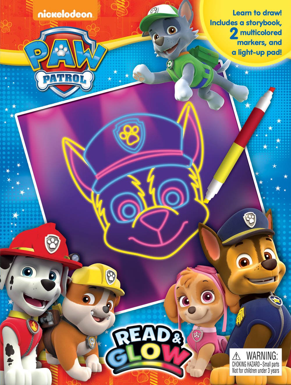 paw patrol glow friends