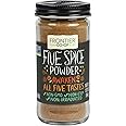 Frontier Co-op Five Spice Seasoning, 1.92 Ounce, Cinnamon, Fennel Seed, Cloves, Star Anise & White Pepper, Non GMO, Kosher