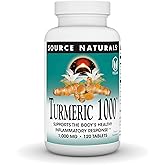 Source Naturals Turmeric 1000, Supports The Body’s Healthy Inflammatory Response*, 1,000mg - 120 Tablets