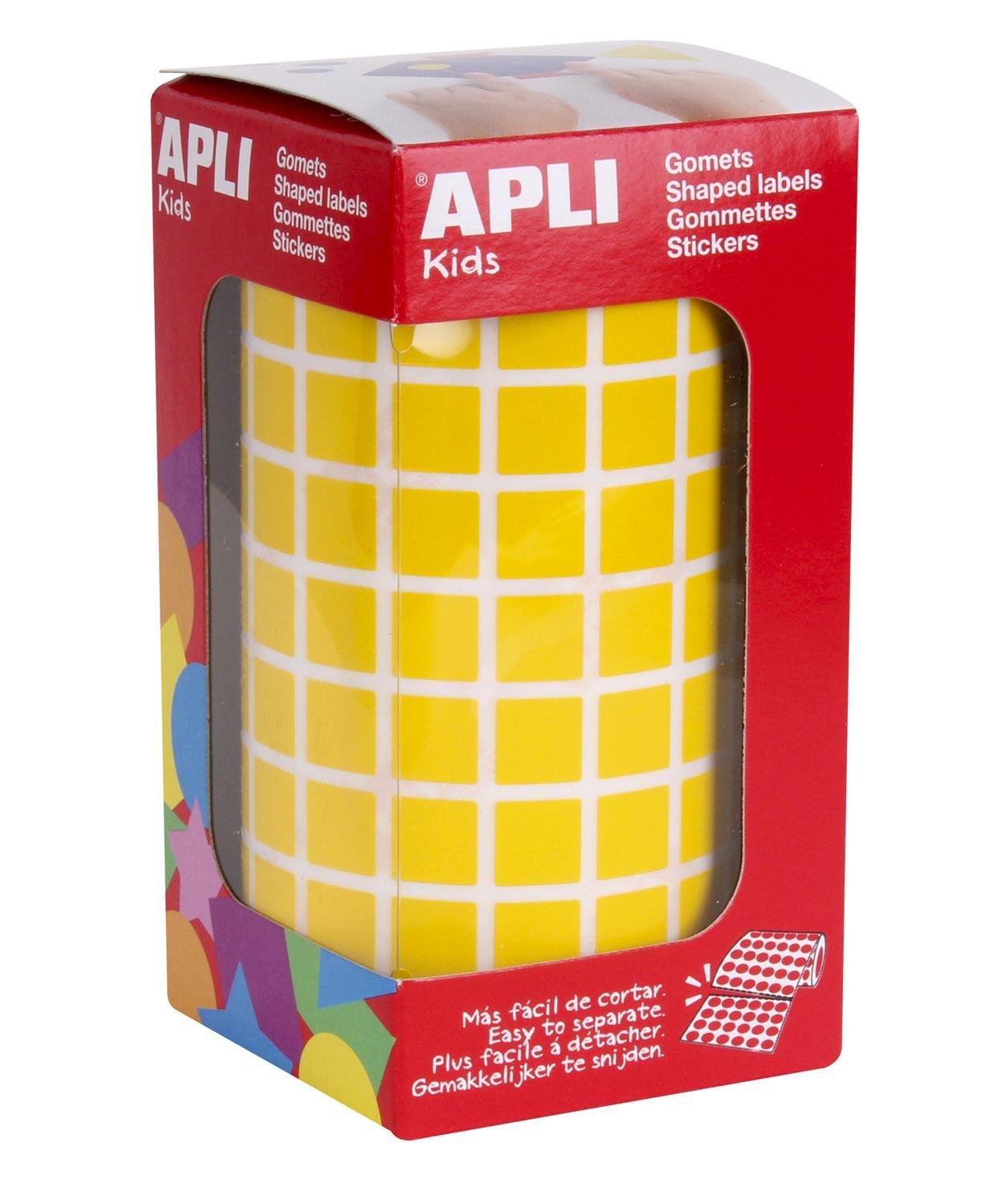 APLI Kids Square - 10 mm Cuadrado Yellow — image 1