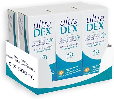 UltraDEX Daily Oral Rinse Original 6 x 500ml Clear