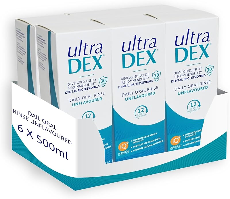 UltraDEX Daily Oral Rinse Original 6 x 500ml Clear