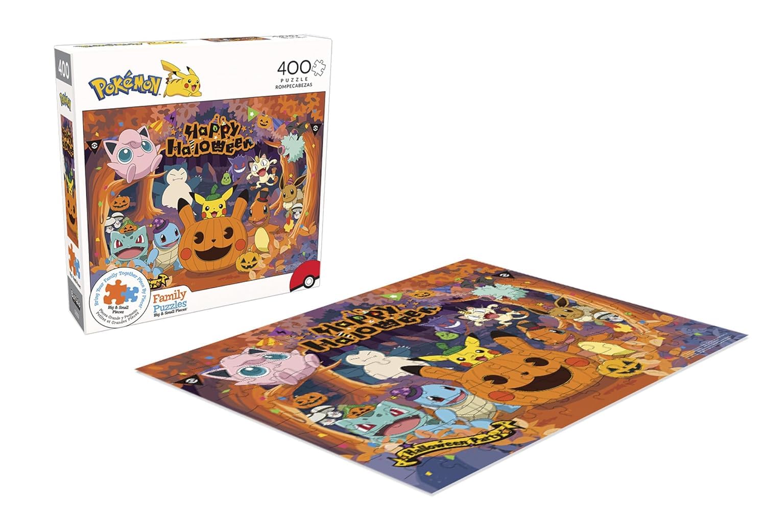 Photo 1 of Buffalo Games – Pokémon - 400 Piece Halloween Fall Jigsaw Puzzle - Festive for Adults – Precision-Cut Pieces, Autumn Artwork and Hours of Relaxing Fun - Finished Size 24 x 18