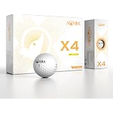 Honma X4 4-Layer Tour Golf Balls for Men, White, 1 Dozen | Precision Spin Control &bull; Long Distance &bull; Soft Feel &bull; High Ball Speed &bull; Premium 4-Layer Construction