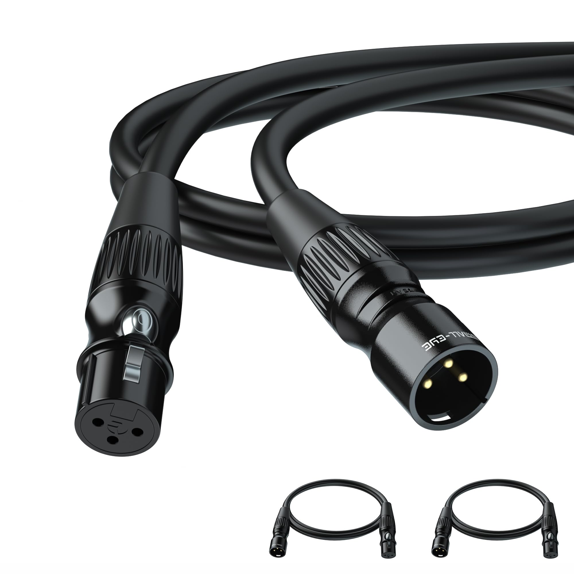 SMALL-EYE XLR Cables for Microphone 1FT 2