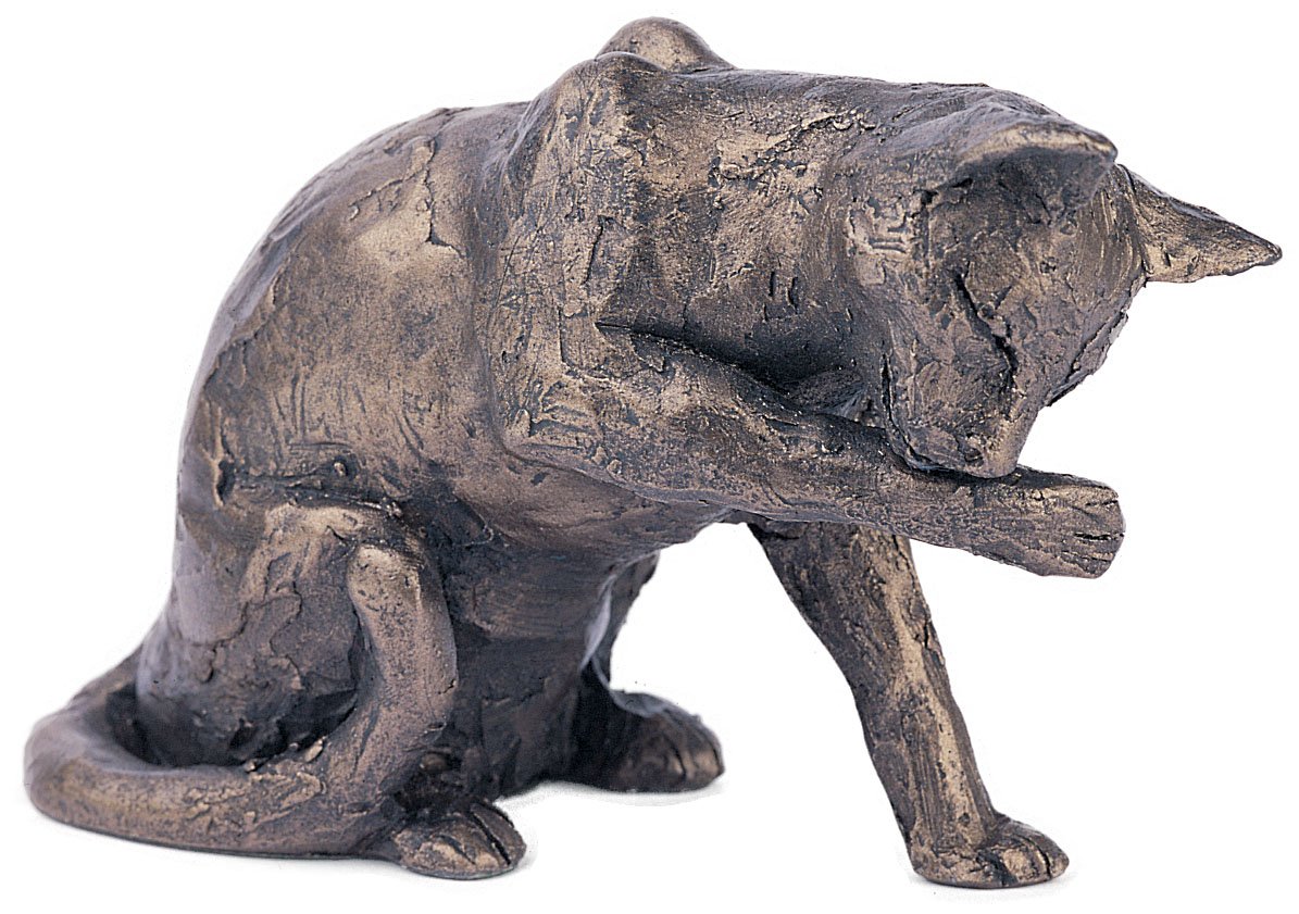 Frith Bronze cat Muffin by Paul Jenkins