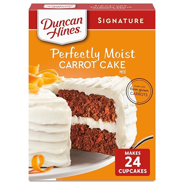 DUNCAN HINES SIGNATURE PERFECTLY MOIST CARROT CAKE MIX