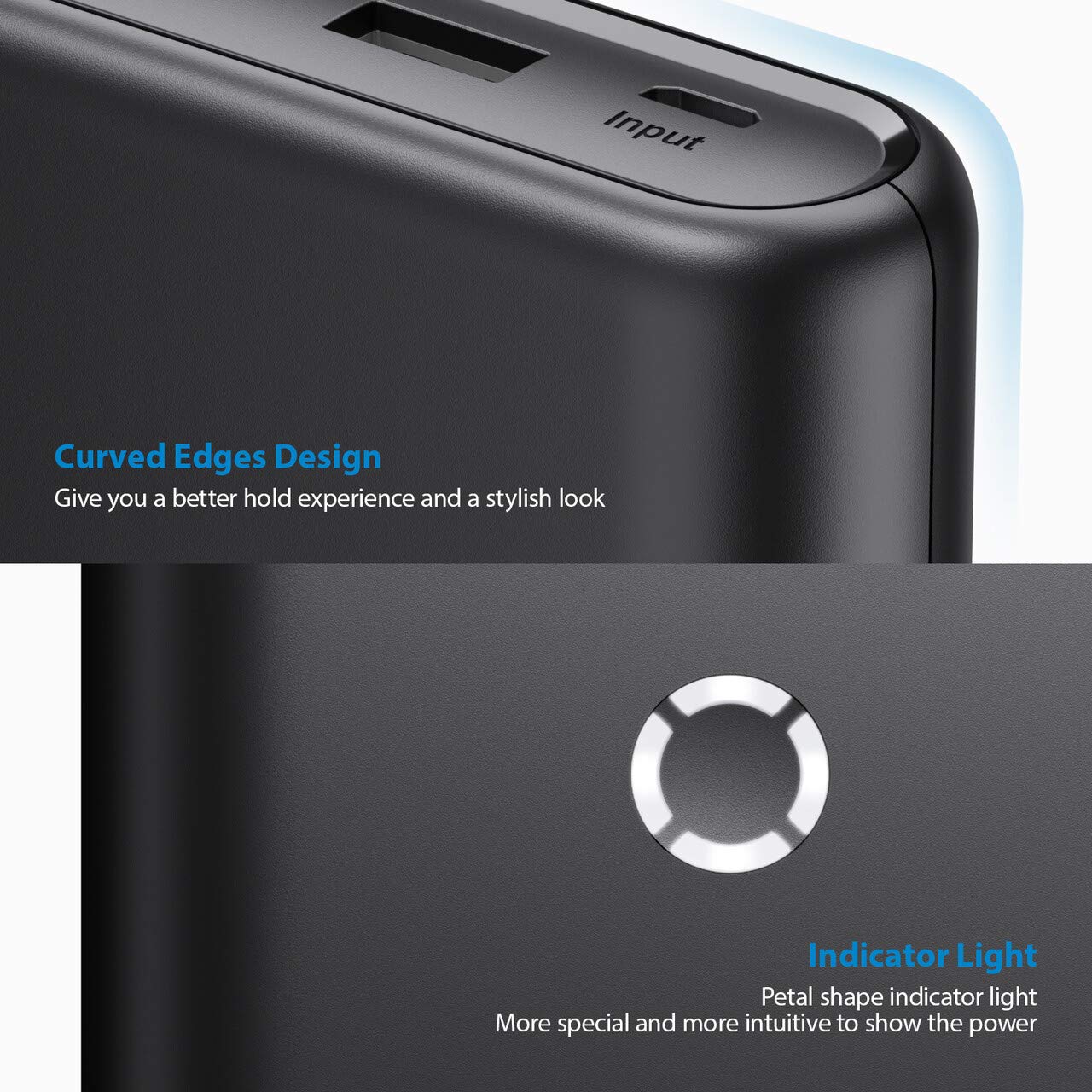 Poweradd Energycell 20000mAh Ultra Portable Charger Universal External Power Bank Compatible with iPhone, iPad, Samsung, Huawei and More-Black