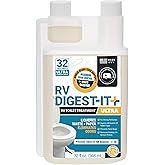 Unique RV Digest-It Ultra RV Toilet Treatment, 32 Uses, Super Concentrated - Eliminates Odor and Liquifies Waste, Easy-Measur